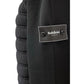 Black Polyester Men Jacket