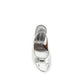 Silver Calf Leather Bos Taurus Sandals