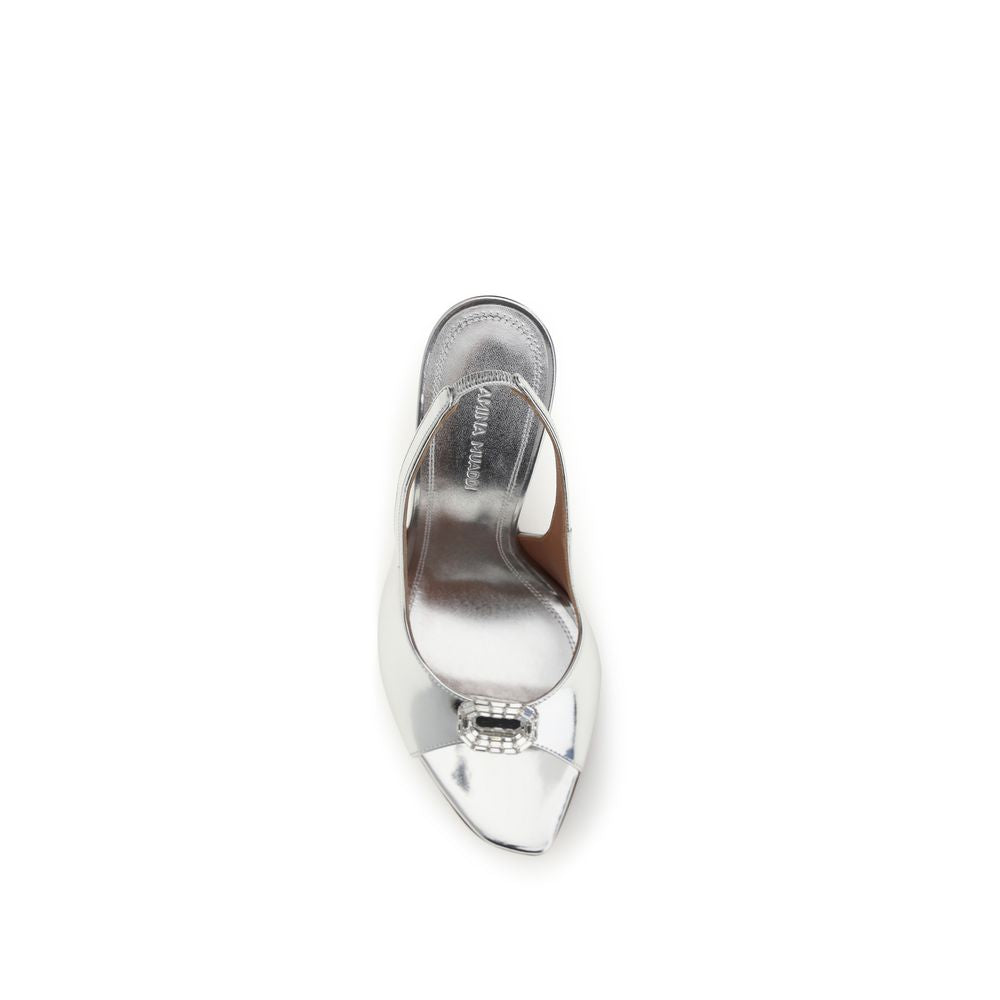 Silver Calf Leather Bos Taurus Sandals