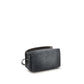 Blue Suede Leather Shoulder Bag