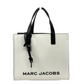 Marc Jacobs Mini Grind White Black Leather Crossbody Bag