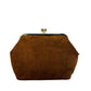 Coach Kisslock Frame 27 Suede Bag