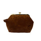 Coach Kisslock Frame 27 Suede Bag