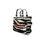 Marc Jacobs The Tote Bag Medium Zebra Canvas Crossbody
