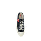 Black Cotton Low Top Sneakers
