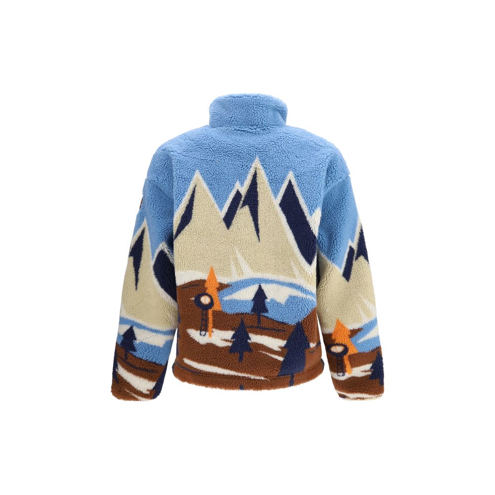 Blue Recycled Polyester Shell Jacket