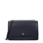 Blue Leather Crossbody Bag