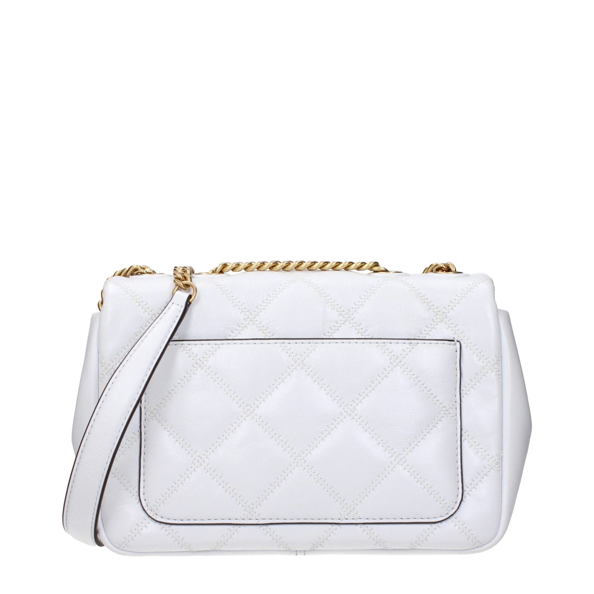 White Leather Shoulder Bag