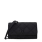 Black Leather Clutch Bag