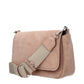 Pink Leather Crossbody Bag