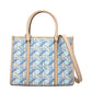 Light Blue Fabric Handbag