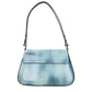 Blue Leather Shoulder Bag