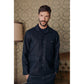 Blue Cashmere Full-Length Jacket