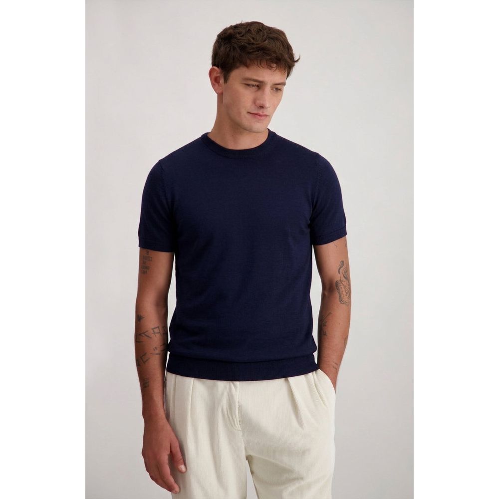 Blue Wool Sweatshirt