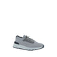 Gray Cotton Athletic Sneakers