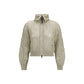 Beige Linen Cardigan