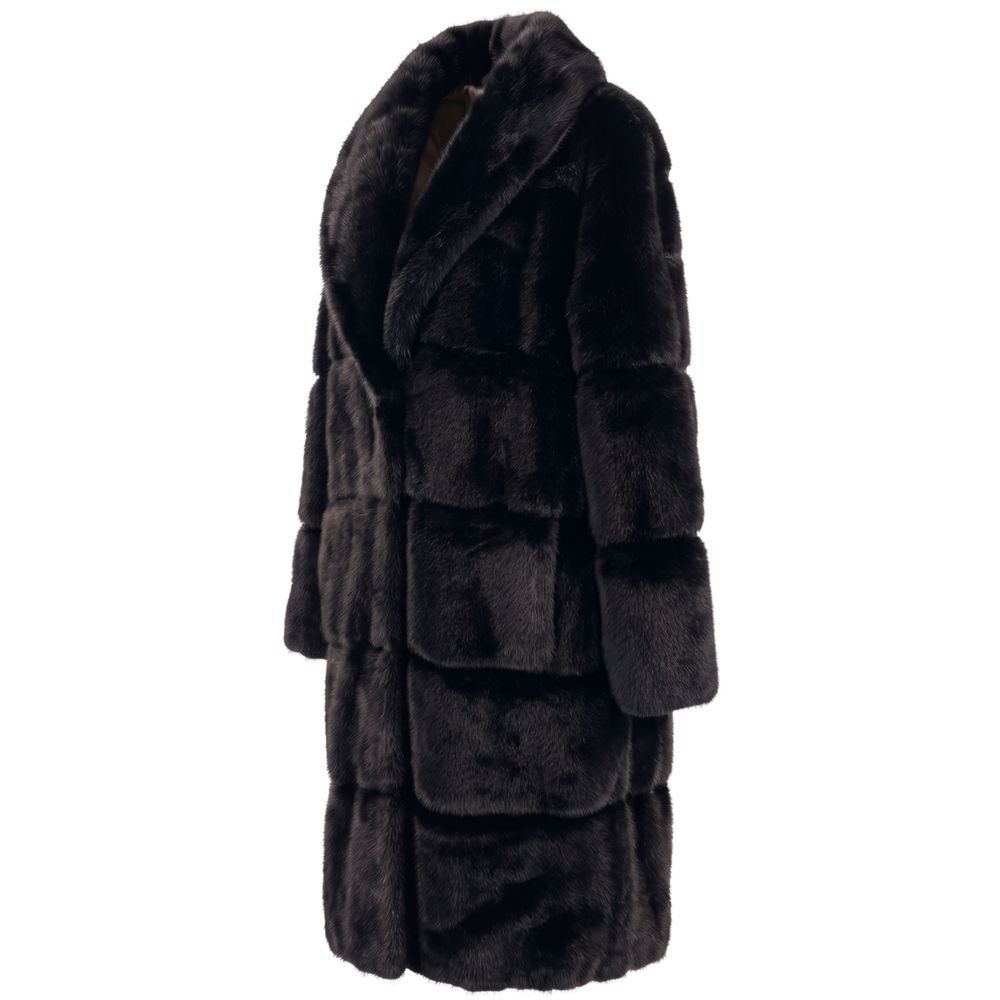 Black Polyester Women's Jacket