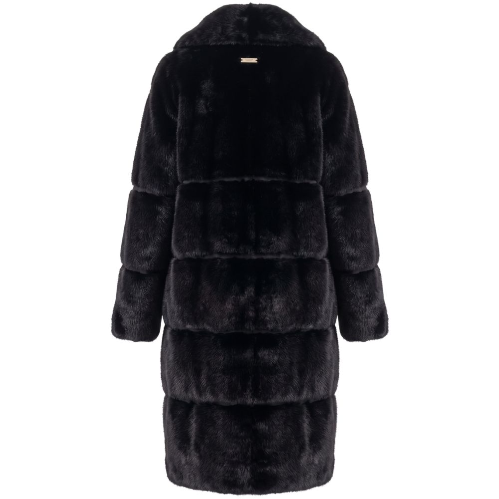 Black Polyester Women's Jacket