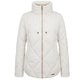 White Polyester Women Jacket