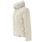 White Nylon Women Jacket