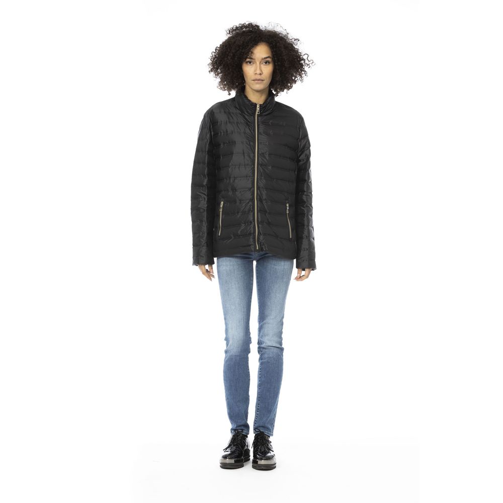 Black PU Women Jacket