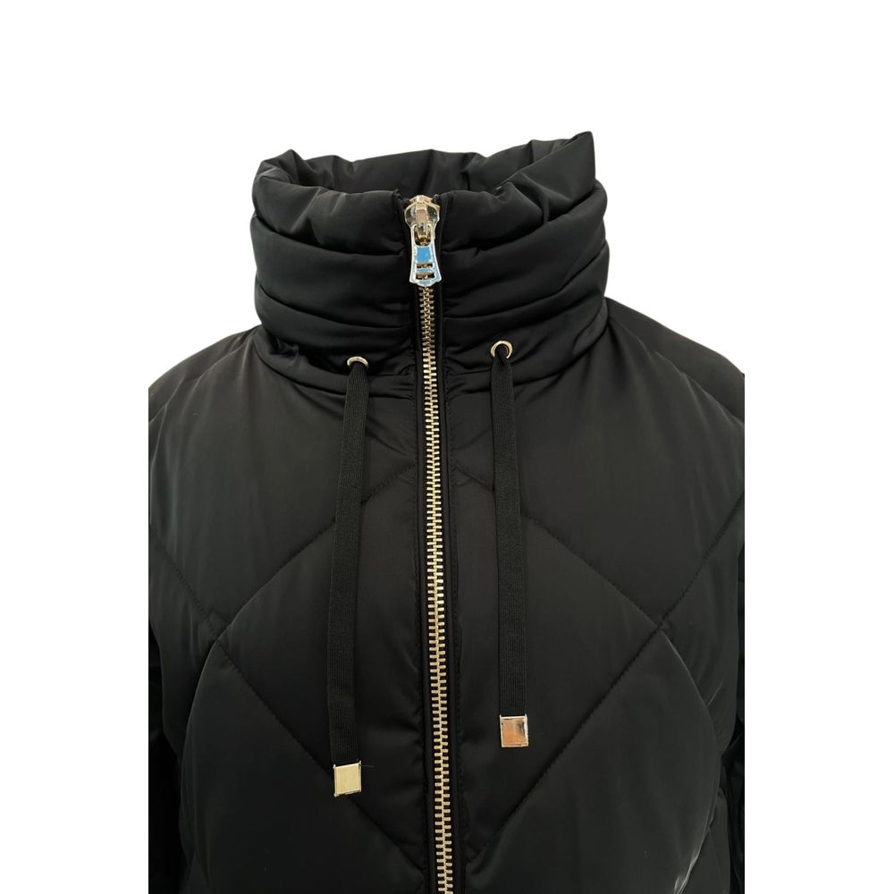 Black Polyester Women's Jacket