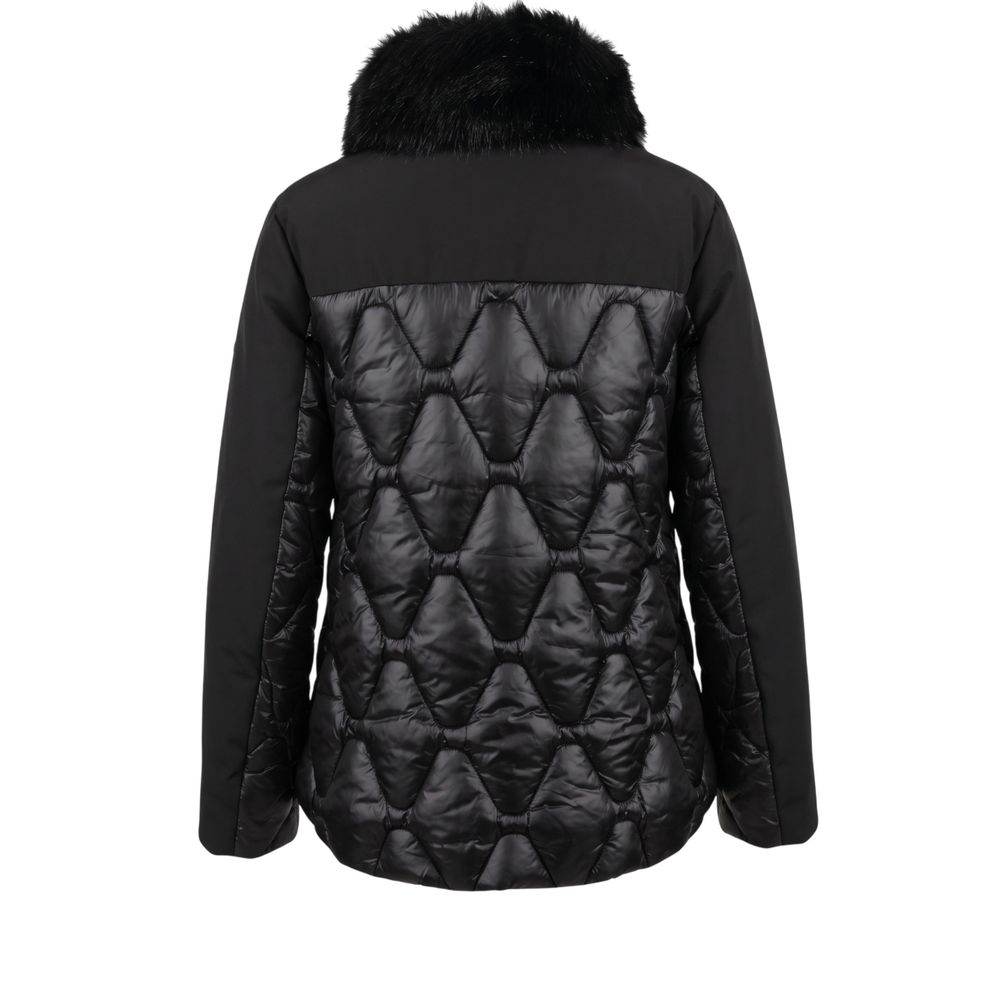 Black Nylon Women Jacket
