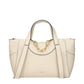 Beige Leather Handbag