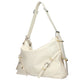 Beige Leather Crossbody Bag