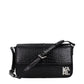 Black Polyethylene Shoulder Bag