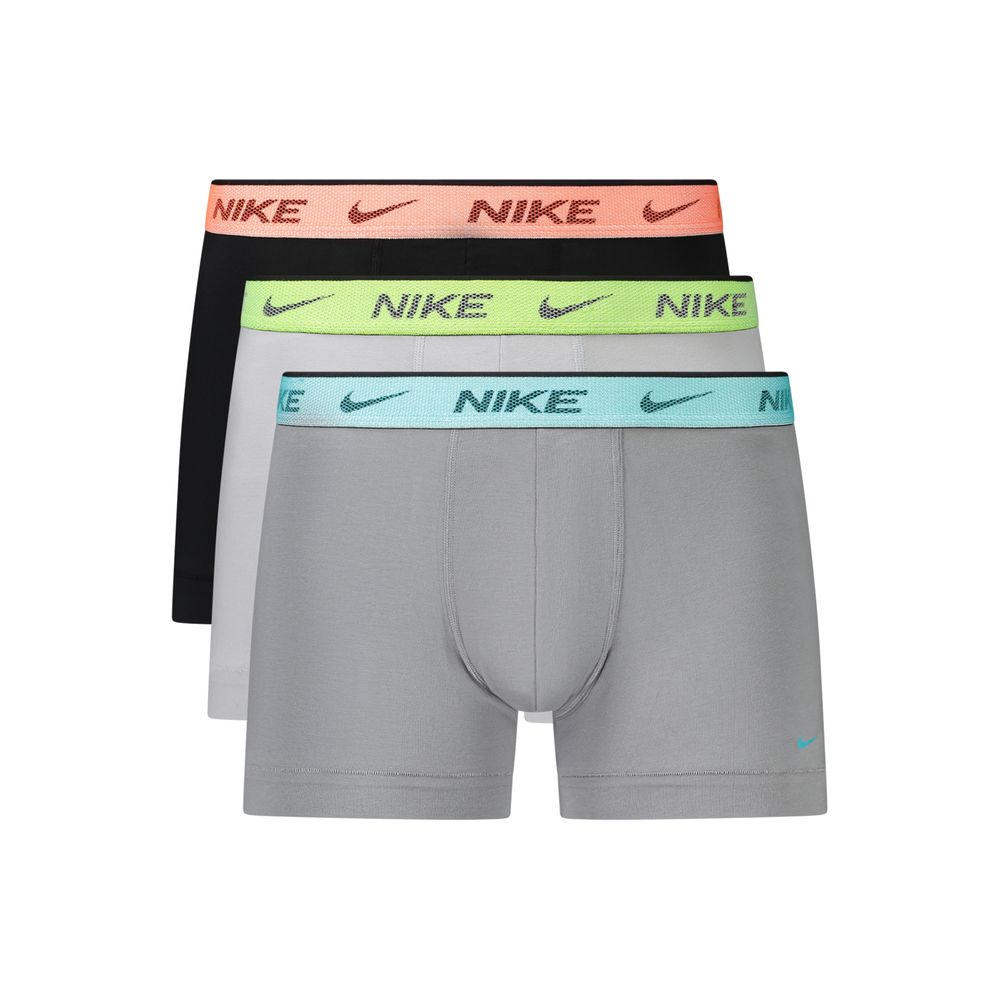 Gray Cotton Men's Boxer