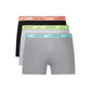 Gray Cotton Men's Boxer