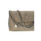 Gray Polyester Shoulder Bag