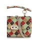 Multicolor Suede Leather Shoulder Bag