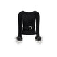 Black Viscose Blouse