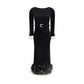 Black Viscose Cocktail Dress