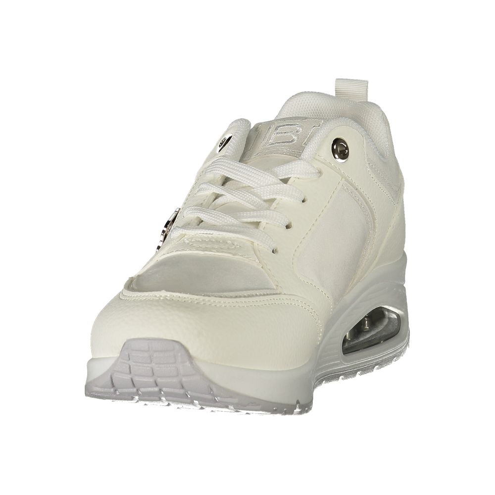 Bianco Polyurethane Women's Sneaker