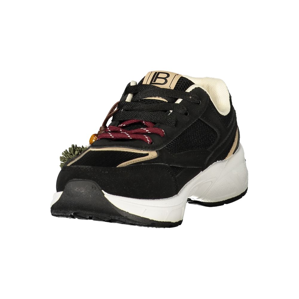 Nero Polyurethane Women's Sneaker