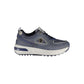 Blue Polyurethane Women's Sneaker
