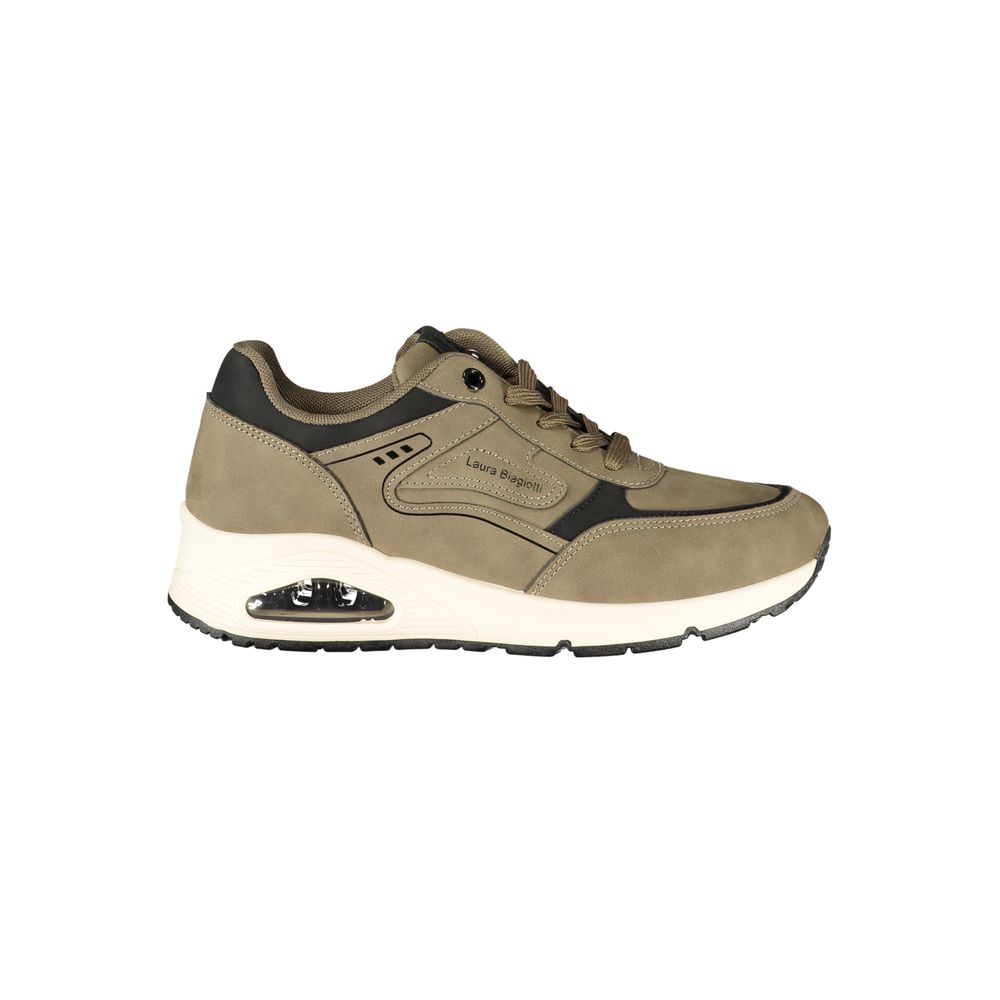 Gray Polyurethane Women's Sneaker