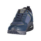 Blue Polyurethane Women's Sneaker