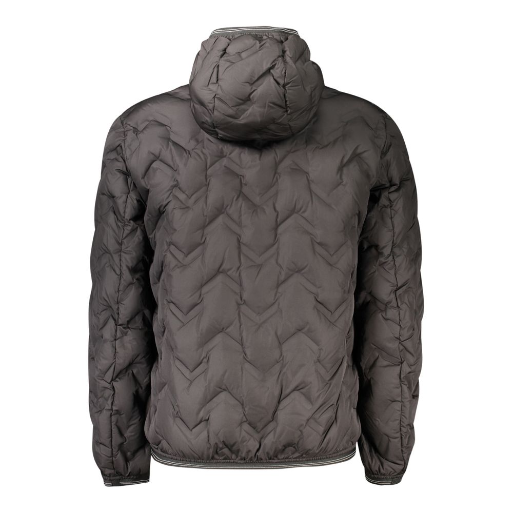 Black Polyester Men's Jacket
