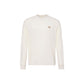 Beige Cotton Long Sleeve T-Shirt