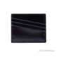 Salvatore Ferragamo Slim Black Embossed Patent Leather Card Case Wallet