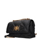 Black Leather Shoulder Bag