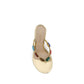 Gold Suede Leather Stiletto Heel Sandals