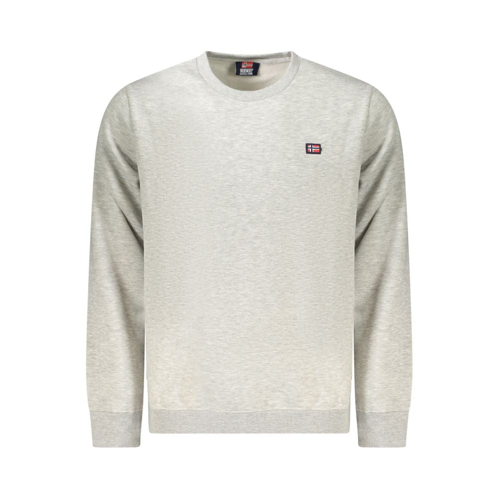 Grigio Cotton Men Sweatshirt