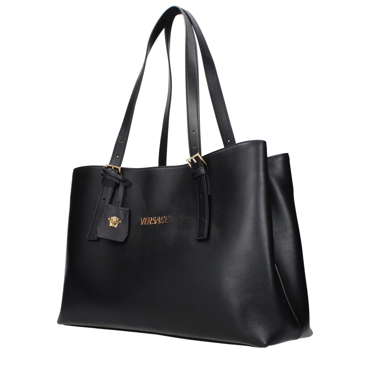 Black Leather Shoulder Bag