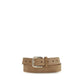 Beige Calf Leather Bos Taurus Regular Belt