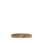 Beige Calf Leather Bos Taurus Regular Belt